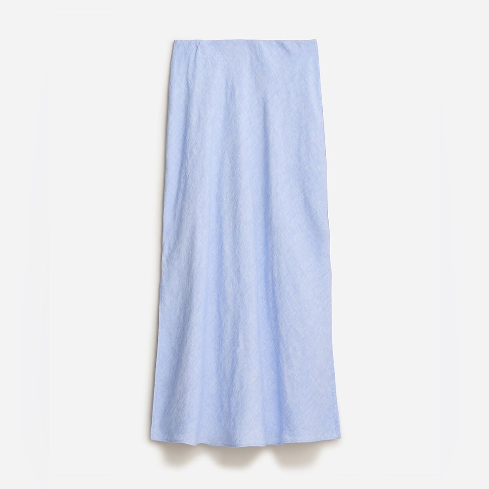 J. Crew Light Blue Midi Skirt